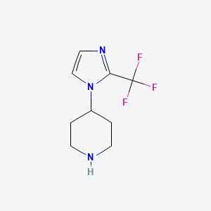 4-(2-(Trifluoromethyl)-1H-imidazol-1-yl)piperidine