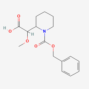 2-(1-((Benzyloxy)carbonyl)piperidin-2-yl)-2-methoxyacetic acid