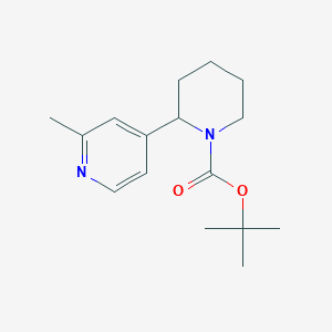 tert-Butyl 2-(2-methylpyridin-4-yl)piperidine-1-carboxylate