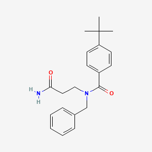 N-(3-amino-3-oxopropyl)-N-benzyl-4-tert-butylbenzamide