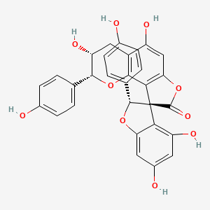 molecular formula C30H22O10 B1179754 Larixinol CAS No. 101046-79-1