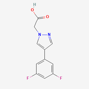 2-(4-(3,5-Difluorophenyl)-1H-pyrazol-1-yl)acetic acid