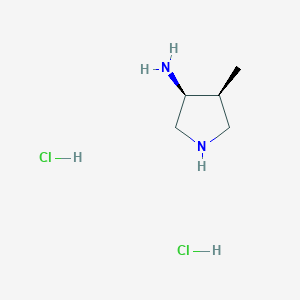 (3S,4S)-4-Methylpyrrolidin-3-amine dihydrochloride