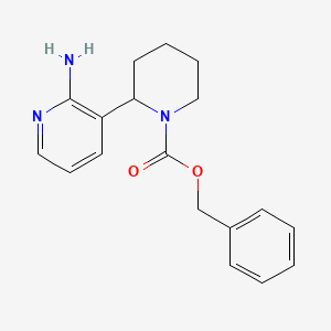 Benzyl 2-(2-aminopyridin-3-yl)piperidine-1-carboxylate