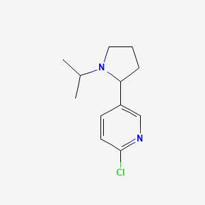 2-Chloro-5-(1-isopropylpyrrolidin-2-yl)pyridine