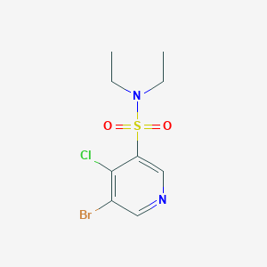 5-Bromo-4-chloro-N,N-diethylpyridine-3-sulfonamide