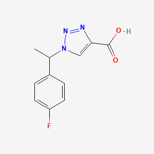 1-(1-(4-Fluorophenyl)ethyl)-1H-1,2,3-triazole-4-carboxylic acid