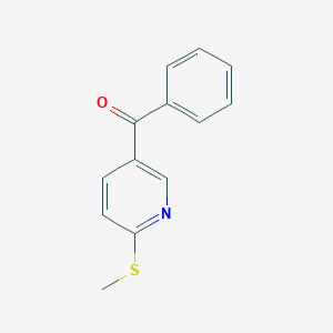 (6-(Methylthio)pyridin-3-yl)(phenyl)methanone