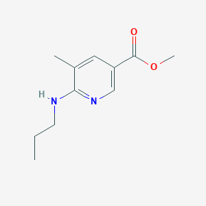 Methyl 5-methyl-6-(propylamino)nicotinate