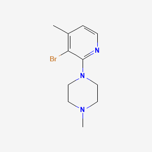 1-(3-Bromo-4-methylpyridin-2-yl)-4-methylpiperazine