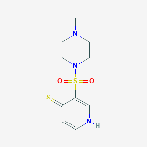 3-((4-Methylpiperazin-1-yl)sulfonyl)pyridine-4-thiol