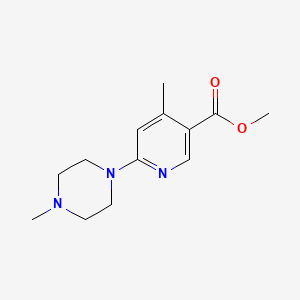 Methyl 4-methyl-6-(4-methylpiperazin-1-yl)nicotinate