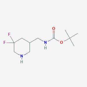 tert-Butyl ((5,5-difluoropiperidin-3-yl)methyl)carbamate