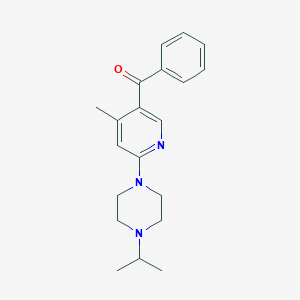 (6-(4-Isopropylpiperazin-1-yl)-4-methylpyridin-3-yl)(phenyl)methanone