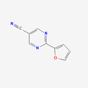 2-(Furan-2-YL)pyrimidine-5-carbonitrile