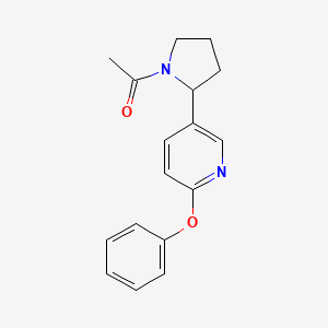 1-(2-(6-Phenoxypyridin-3-yl)pyrrolidin-1-yl)ethanone