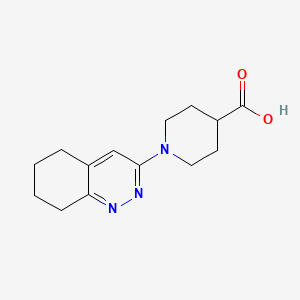 1-(5,6,7,8-Tetrahydrocinnolin-3-yl)piperidine-4-carboxylic acid