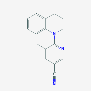 6-(3,4-Dihydroquinolin-1(2H)-yl)-5-methylnicotinonitrile