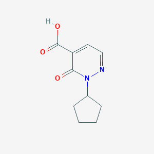 2-Cyclopentyl-3-oxo-2,3-dihydropyridazine-4-carboxylic acid