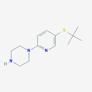 1-(5-(tert-Butylthio)pyridin-2-yl)piperazine