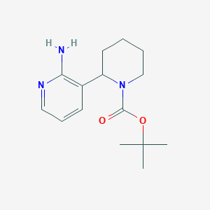 tert-Butyl 2-(2-aminopyridin-3-yl)piperidine-1-carboxylate