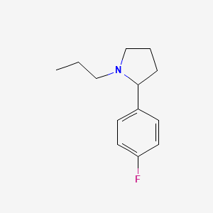 2-(4-Fluorophenyl)-1-propylpyrrolidine