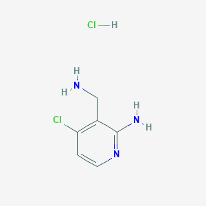 3-(Aminomethyl)-4-chloropyridin-2-amine hydrochloride