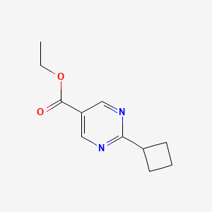 Ethyl 2-cyclobutylpyrimidine-5-carboxylate