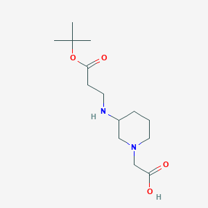 2-(3-((3-(tert-Butoxy)-3-oxopropyl)amino)piperidin-1-yl)acetic acid