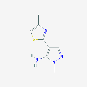 1-Methyl-4-(4-methylthiazol-2-yl)-1H-pyrazol-5-amine