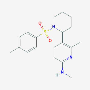 N,6-Dimethyl-5-(1-tosylpiperidin-2-yl)pyridin-2-amine