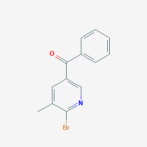 (6-Bromo-5-methylpyridin-3-yl)(phenyl)methanone