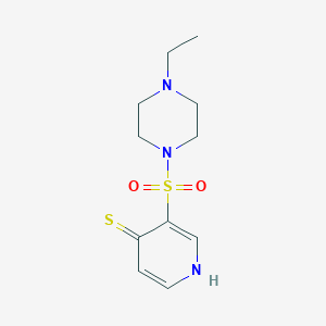 3-((4-Ethylpiperazin-1-yl)sulfonyl)pyridine-4-thiol