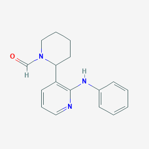 2-(2-(Phenylamino)pyridin-3-yl)piperidine-1-carbaldehyde