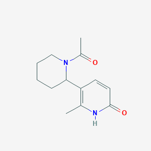 5-(1-Acetylpiperidin-2-yl)-6-methylpyridin-2(1H)-one