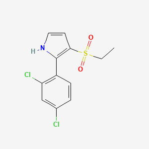 2-(2,4-Dichlorophenyl)-3-(ethylsulfonyl)-1H-pyrrole