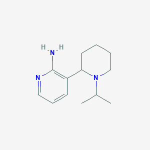 3-(1-Isopropylpiperidin-2-yl)pyridin-2-amine