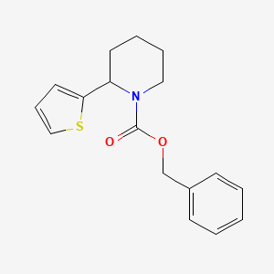 Benzyl 2-(thiophen-2-yl)piperidine-1-carboxylate