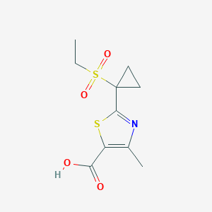 2-(1-(Ethylsulfonyl)cyclopropyl)-4-methylthiazole-5-carboxylic acid