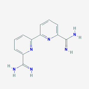 6-(6-Carbamimidoylpyridin-2-yl)pyridine-2-carboximidamide