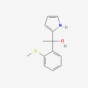 1-(2-(Methylthio)phenyl)-1-(1H-pyrrol-2-yl)ethanol