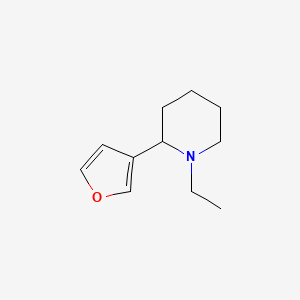 1-Ethyl-2-(furan-3-yl)piperidine