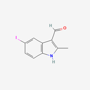 5-Iodo-2-methyl-1H-indole-3-carbaldehyde