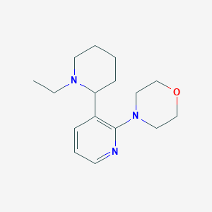 4-(3-(1-Ethylpiperidin-2-yl)pyridin-2-yl)morpholine