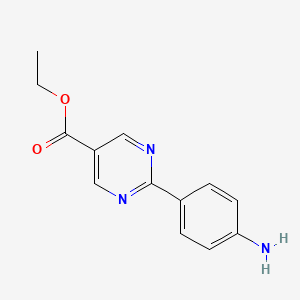 Ethyl 2-(4-aminophenyl)pyrimidine-5-carboxylate