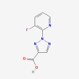 2-(3-Fluoropyridin-2-yl)-2H-1,2,3-triazole-4-carboxylic acid