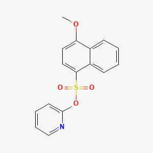 molecular formula C16H13NO4S B1179908 2-Pyridinyl 4-methoxy-1-naphthalenesulfonate 