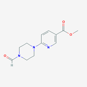 Methyl 6-(4-formylpiperazin-1-yl)nicotinate