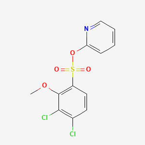 molecular formula C12H9Cl2NO4S B1179909 2-Pyridinyl 3,4-dichloro-2-methoxybenzenesulfonate 