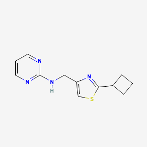 N-((2-Cyclobutylthiazol-4-yl)methyl)pyrimidin-2-amine